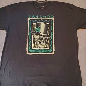 Ireland born lucky 3xl t shirt skull hat